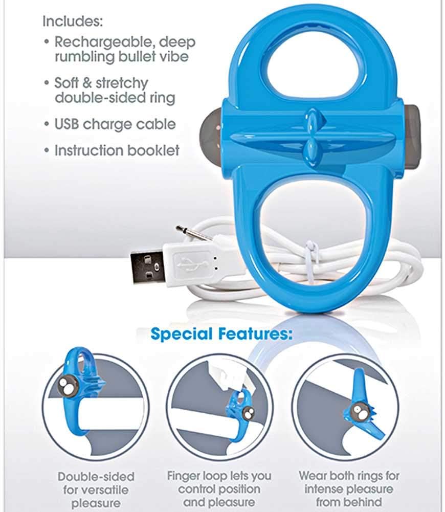 Anneau vibrant rechargeable Charged Yoga – Screaming O – Image 3
