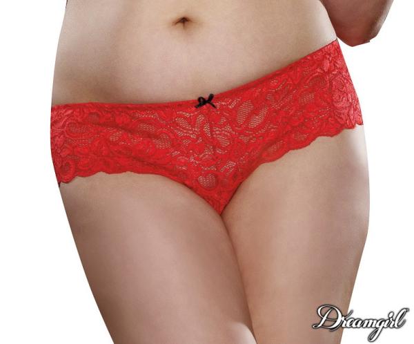 Boyshort Ouvert - 7177X - Taille Plus - Dreamgirl – Image 10