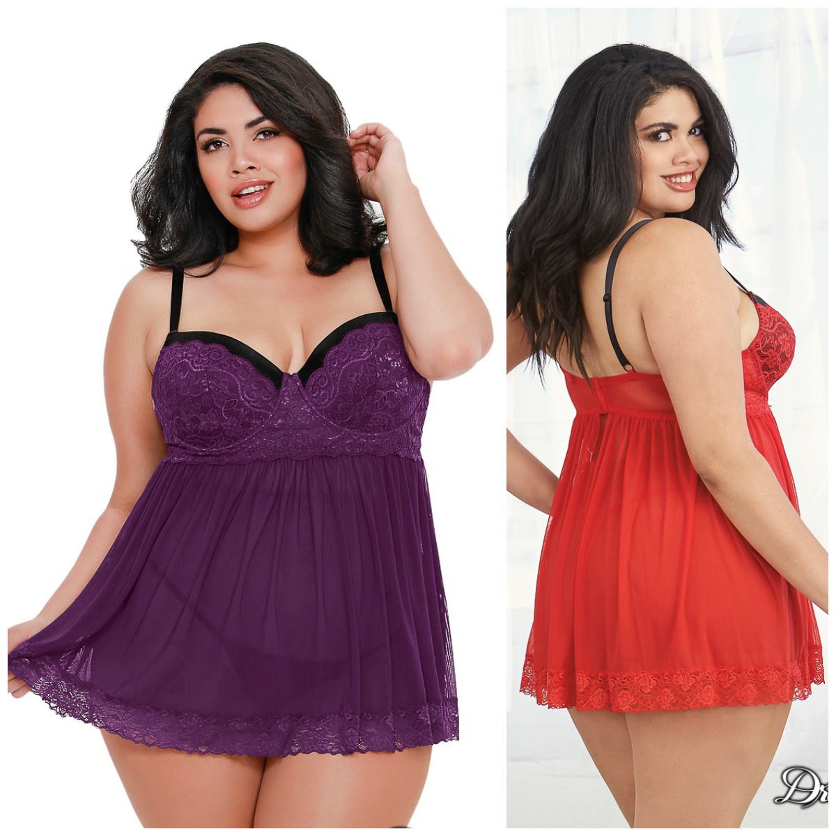 Babydoll - 11020X - Grande-Taille - Dreamgirl