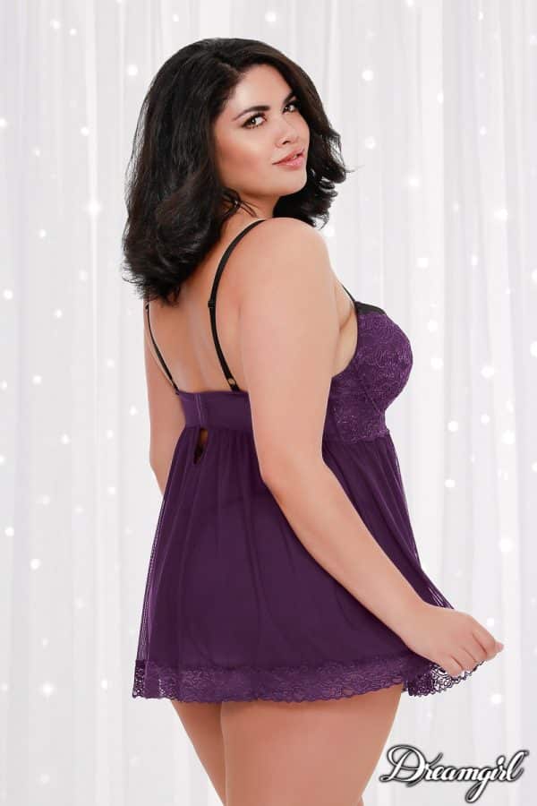 Babydoll - 11020X - Grande-Taille - Dreamgirl – Image 4