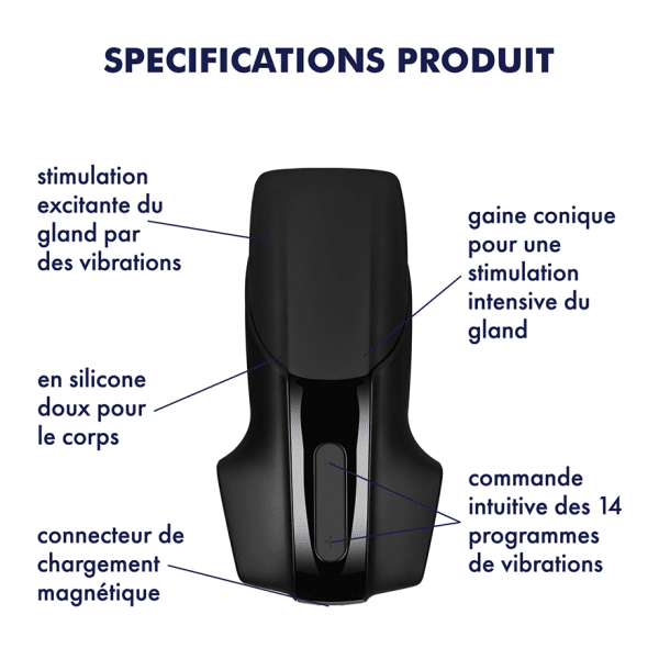 Satisfyer Men Vibration - Masturbateur Vibrant Rechargeable – Image 4