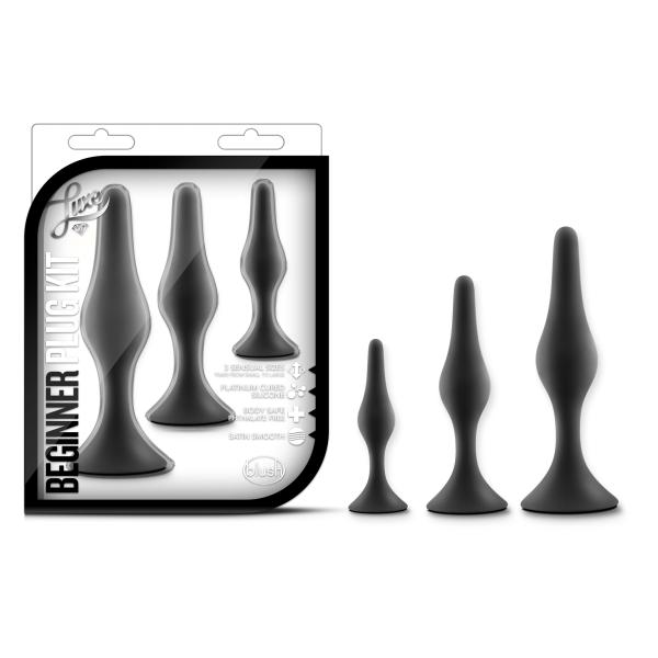 Beginner Plug Kit - Luxe - Ensemble de Plug Anale - Blush