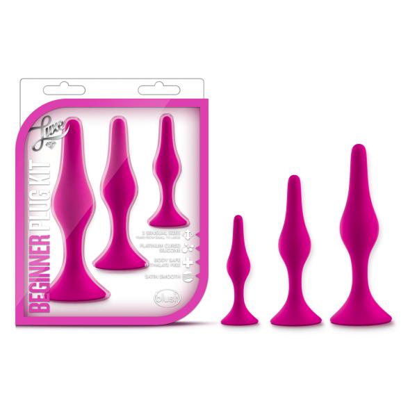 Beginner Plug Kit - Luxe - Ensemble de Plug Anale - Blush – Image 2