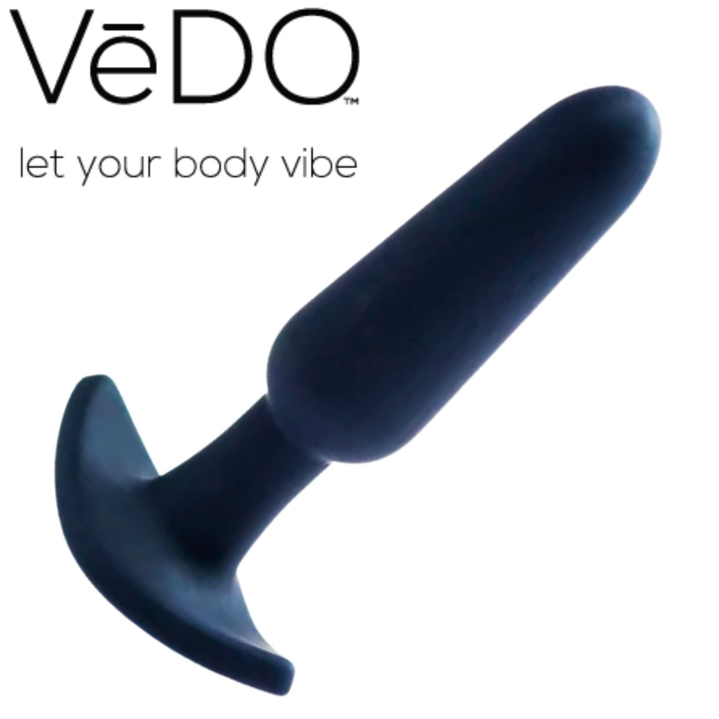 Plug anal vibrant rechargeable Vèdo Bump noir en silicone