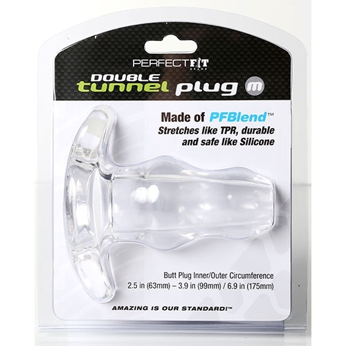 Double Tunnel Plug – Plug anal à tunnel, moyen – Perfect Fit – Image 4