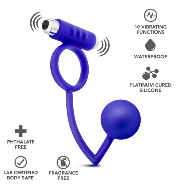 Penetrator - Performance - Anneau et Stimulateur Prostatique - Blush