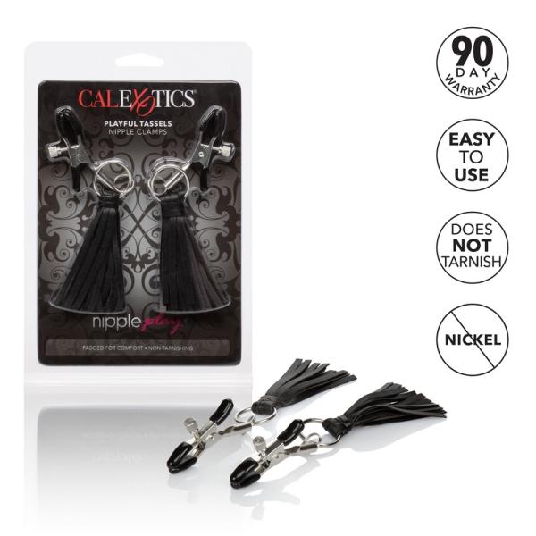 Playful Tassels Nipple Clamps - Pinces à Mamelons - California Exotics – Image 6