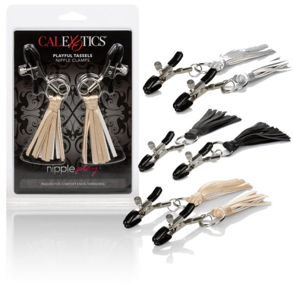 Playful Tassels Nipple Clamps - Pinces à Mamelons - California Exotics