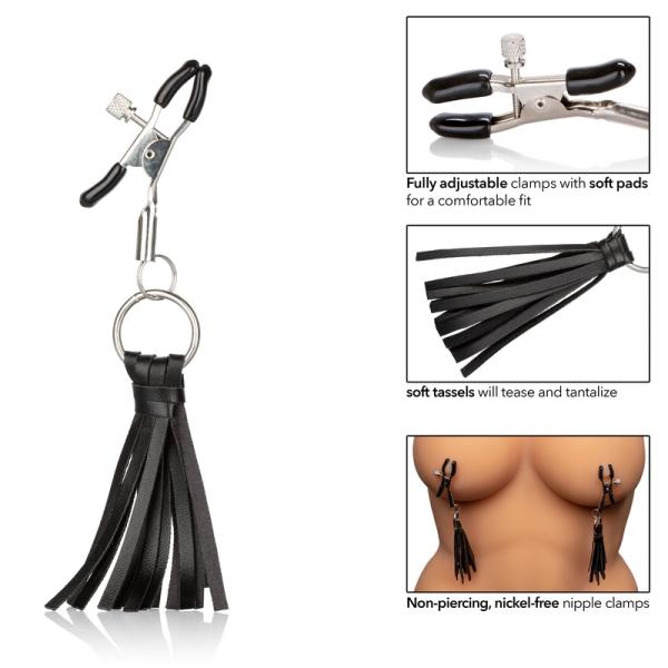 Playful Tassels Nipple Clamps - Pinces à Mamelons - California Exotics – Image 5