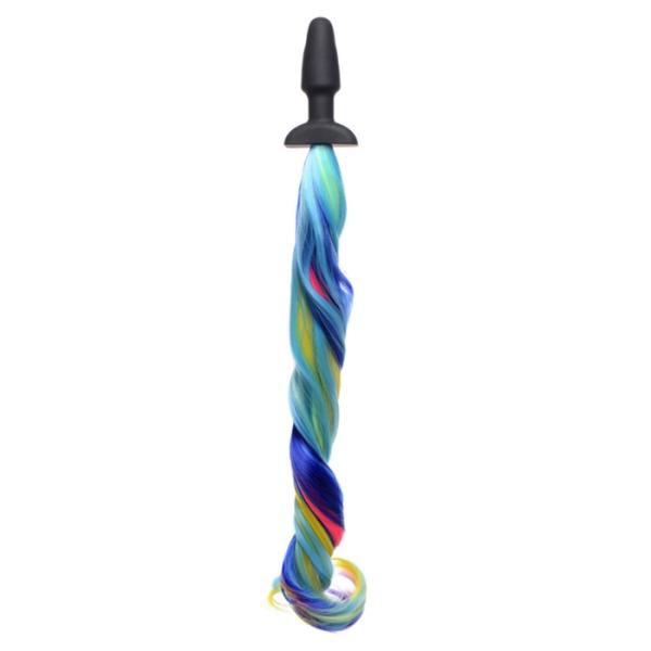 Rainbow Pony Tail Anal Plug - Anal Plug - Plug Anale avec Queue de Cheval - Tailz – Image 4