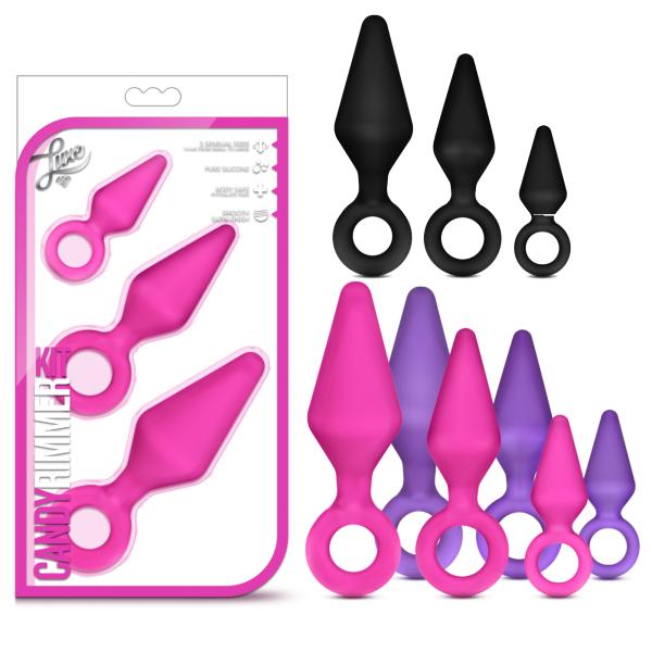 Rimmer Plug Kit - Luxe - Ensemble de Plug Anale - Blush