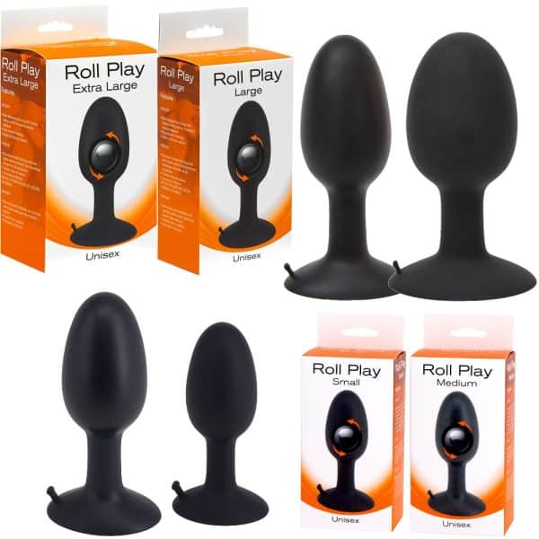 Roll Play - Plug Anale avec Boule en Acier Interne