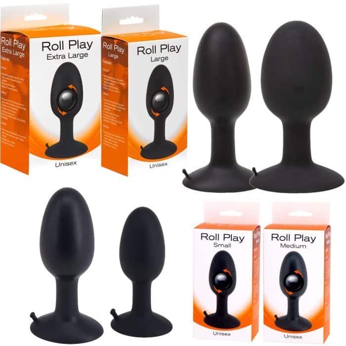Roll Play - Plug Anale avec Boule en Acier Interne