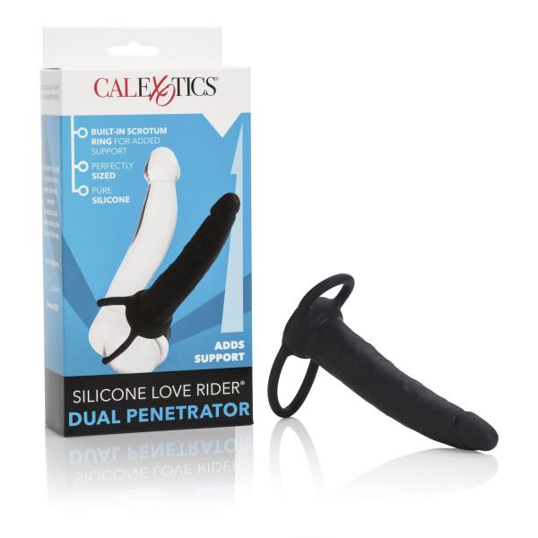 Silicone Love Rider Dual Penetrator - Anneau Pénétration Double - California Exotics