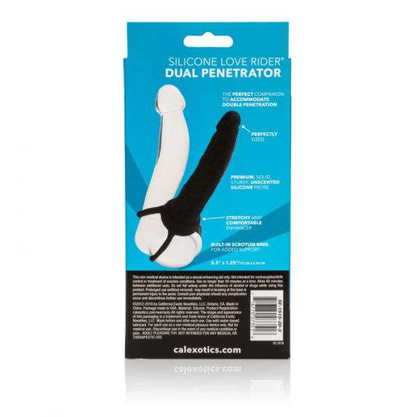 Silicone Love Rider Dual Penetrator - Anneau Pénétration Double - California Exotics – Image 6