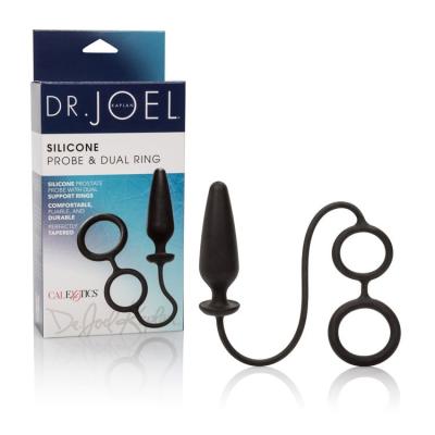 Silicone Probe & Dual Ring - Anneau Double avec Plug Anale - California Exotics