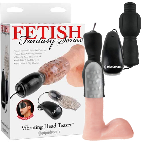 Vibrating Head Teazer - Masturbateur Vibrant - Fetish Fantasy Series