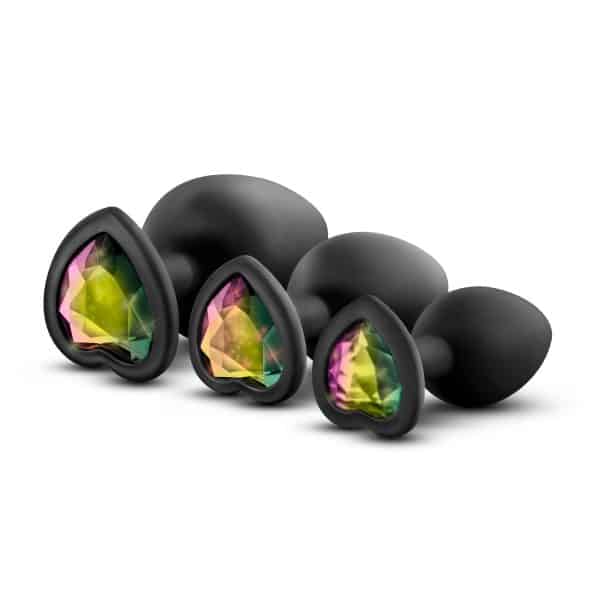 Bling Plugs Training Kit - Luxe - Ensemble de Plug Anale avec Bijou - Blush