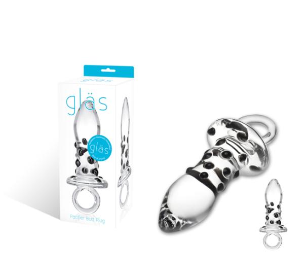 Pacifier Butt Plug - Plug Anale en Verre - Gläs