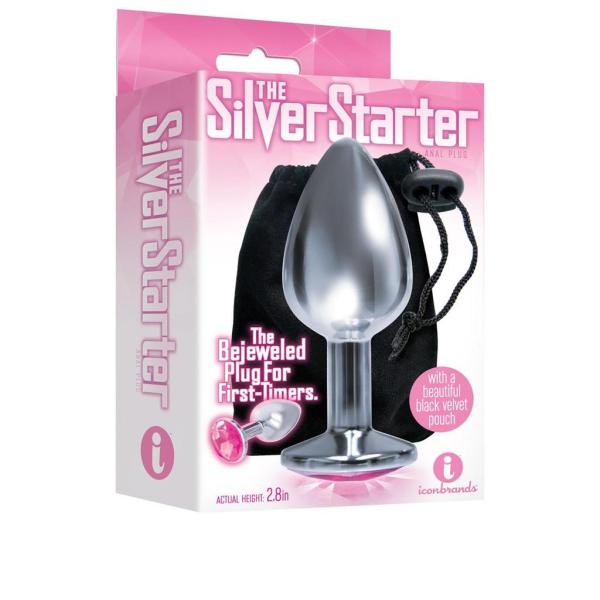 The Silver Starter - Plug Anale avec Bijou - Icon Brands – Image 7