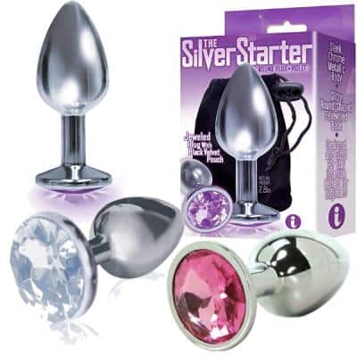 The Silver Starter - Plug Anale avec Bijou - Icon Brands