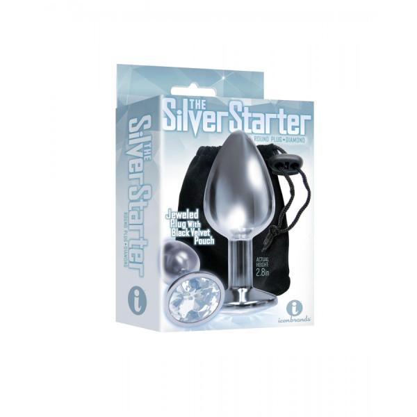 The Silver Starter - Plug Anale avec Bijou - Icon Brands – Image 3