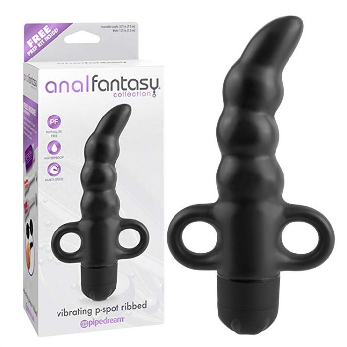 Vibrating P-Spot Ribbed - Vibrateur Prostatique - Anal Fantasy Collection