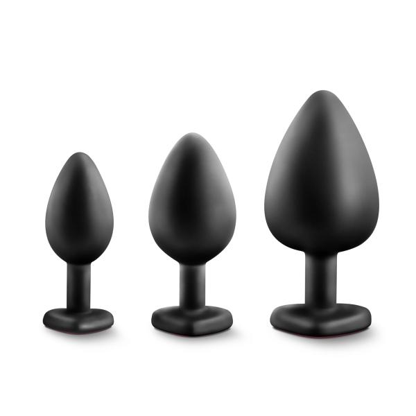 Bling Plugs Training Kit - Luxe - Ensemble de Plug Anale avec Bijou - Blush – Image 7