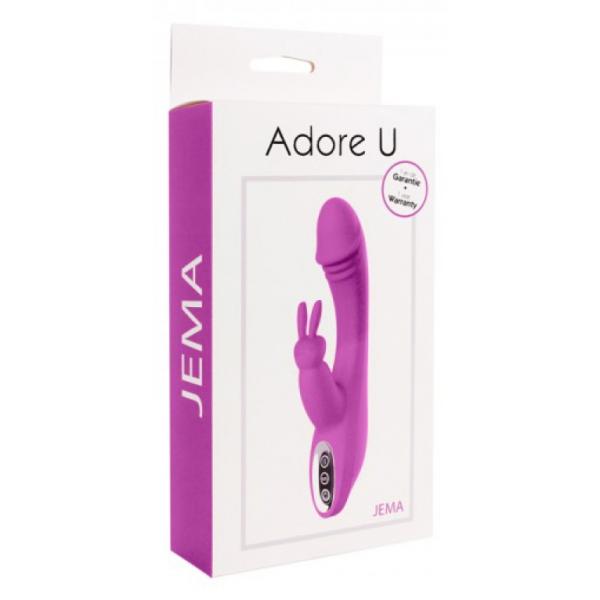 Jema - Vibrateur Rechargeable - Double Stimulation - Adore U – Image 3