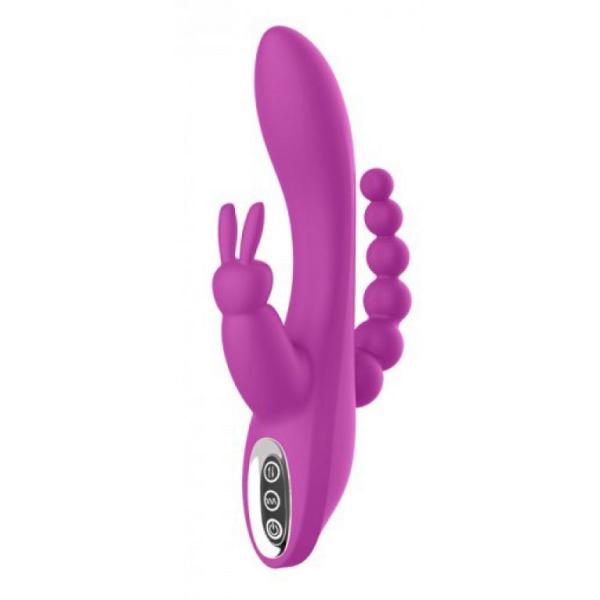 Joana - Vibrateur Triple Stimulation Rechargeable - Adore U – Image 2