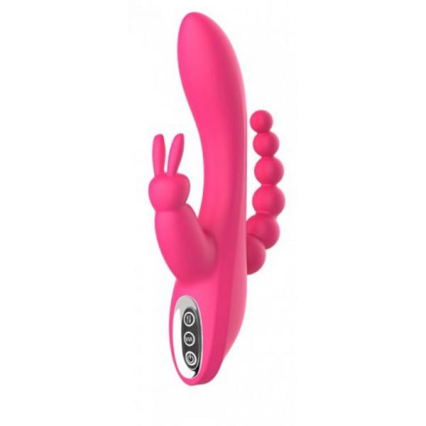 Joana - Vibrateur Triple Stimulation Rechargeable - Adore U – Image 3
