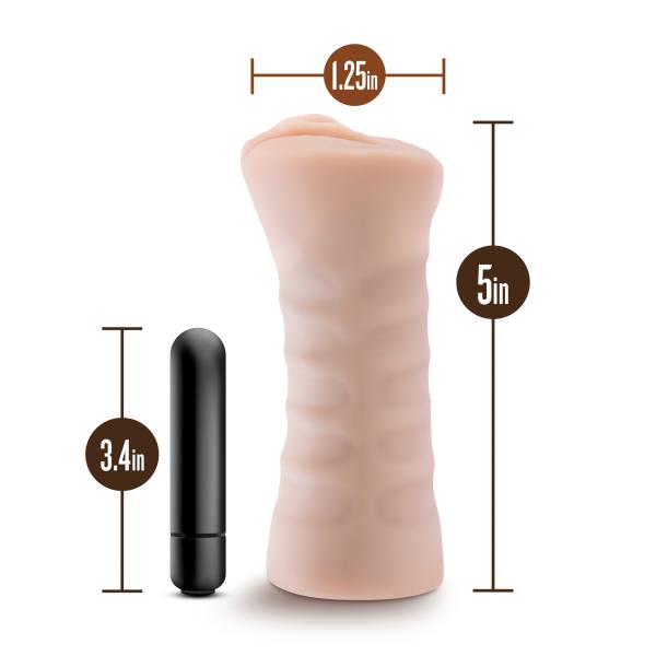Rain - M for Men X5 - Masturbateur Vibrant - Blush – Image 5
