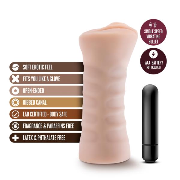 Rain - M for Men X5 - Masturbateur Vibrant - Blush – Image 6