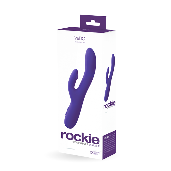 Rockie Rechargeable Dual Vibe - Vibrateur Double Stimulation Rechargeable - VèDO – Image 2