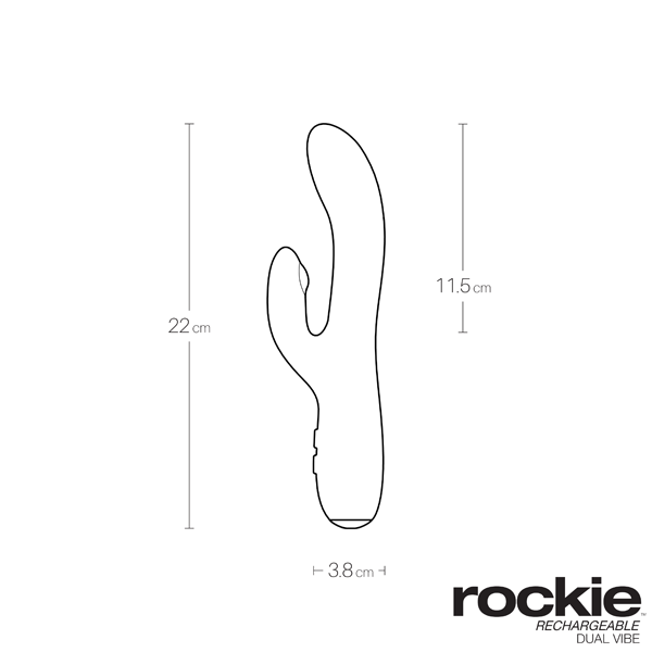 Rockie Rechargeable Dual Vibe - Vibrateur Double Stimulation Rechargeable - VèDO – Image 5