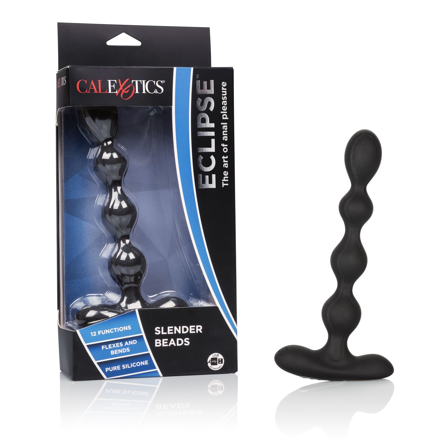 Slender Beads - Eclipse - Boules Anales Rechargeable - California Exotics
