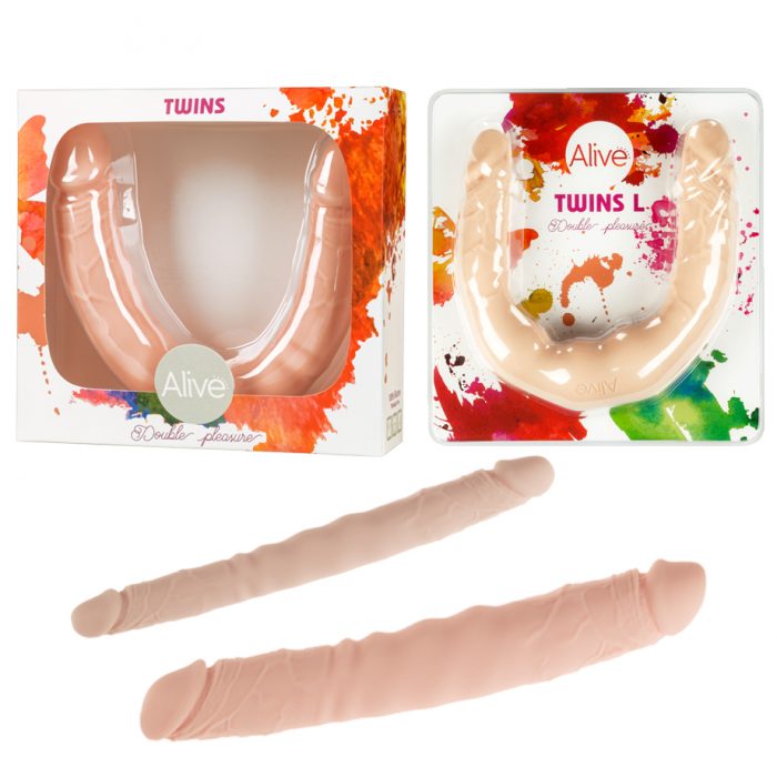 Twins - Gode Double Silicone - Alive