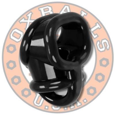 Séparateur de testicules avec anneau Ballsling d’Oxballs, noir