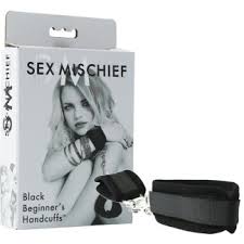 Black Beginner's Handcuffs - Menottes - Sex & Mischief