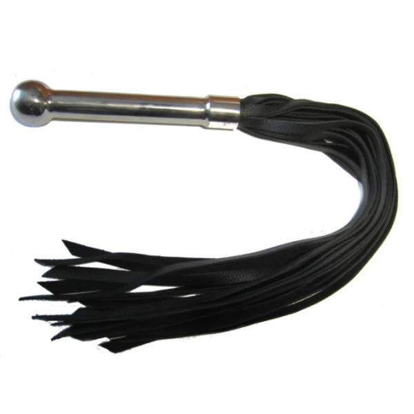 Flogger with Smooth Stainless Steel Handle - Fouet - Xbliss