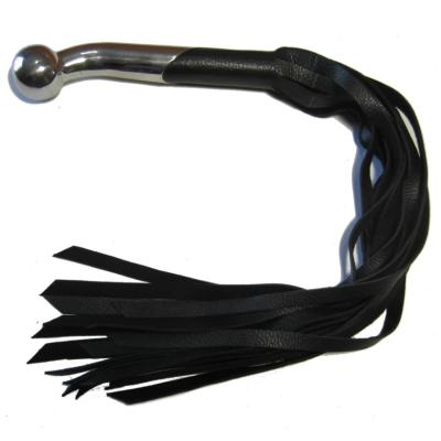 Flogger with Stainless Steel Curved Handle - Fouet - Xbliss