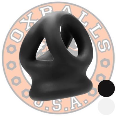 Anneau pénien avec étireur de testicules Tri-Squeeze d’Oxballs