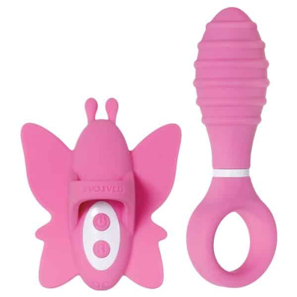 Double Date - Doigt vibrant et Plug Anale Rechargeable - Evolved – Image 2