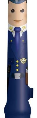 Officer Night Stick Pleasure Vibe - Vibrateur Rigolo (2)