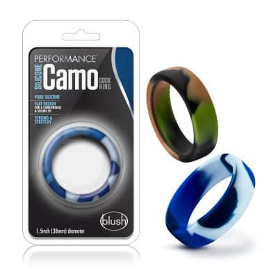 Silicone Camo Cock Ring - Performance - Anneau d'Érection - Blush