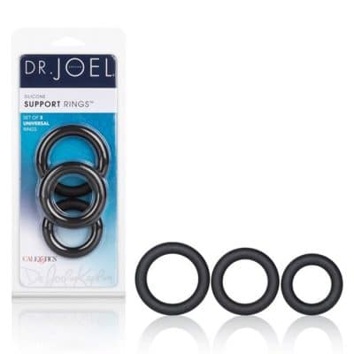 Silicone Support Ring - Dr. Joel Kaplan - Ensemble d'Anneaux d'Érection - California Exotics (3)