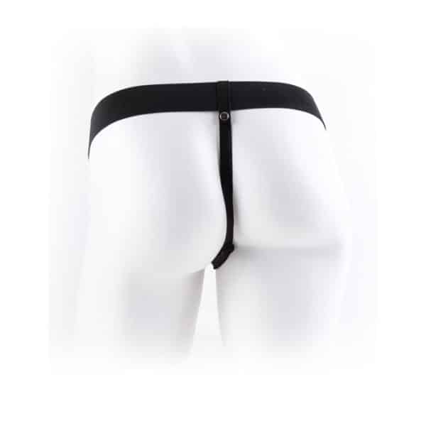 7" Hollow Strap-On with Balls - Harnais pour Lui - Fetish Fantasy Series – Image 6