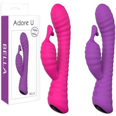 Bella - Vibrateur Rechargeable Double Stimulation - Adore U (3)