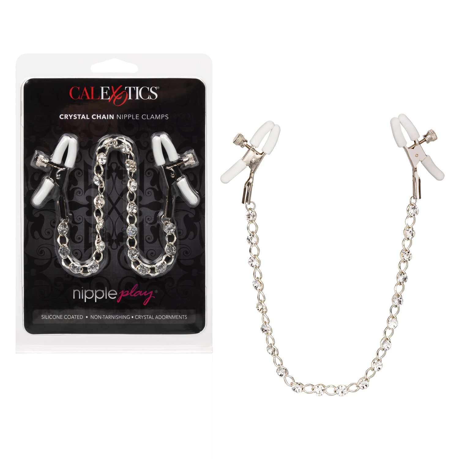 Crystal Chain Nipple Clamps - Pinces à Mamelons - California Exotics