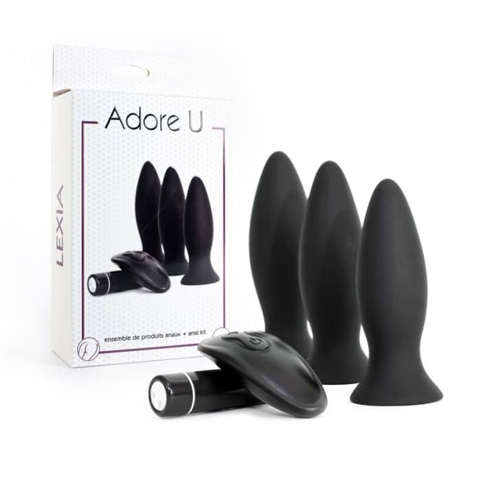 Lexia - Plug Anales Vibrantes à Distance - Adore U